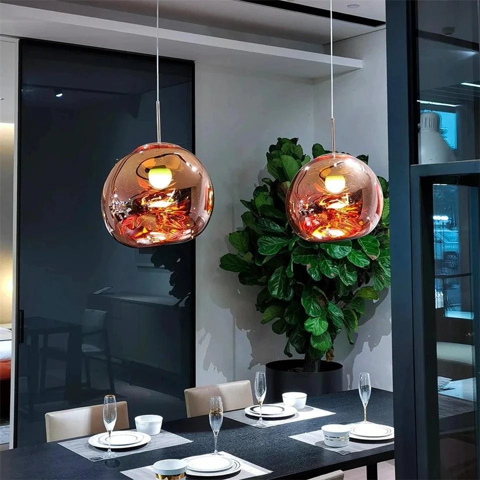 Colorful Warped Pendant Lights -Bathlova