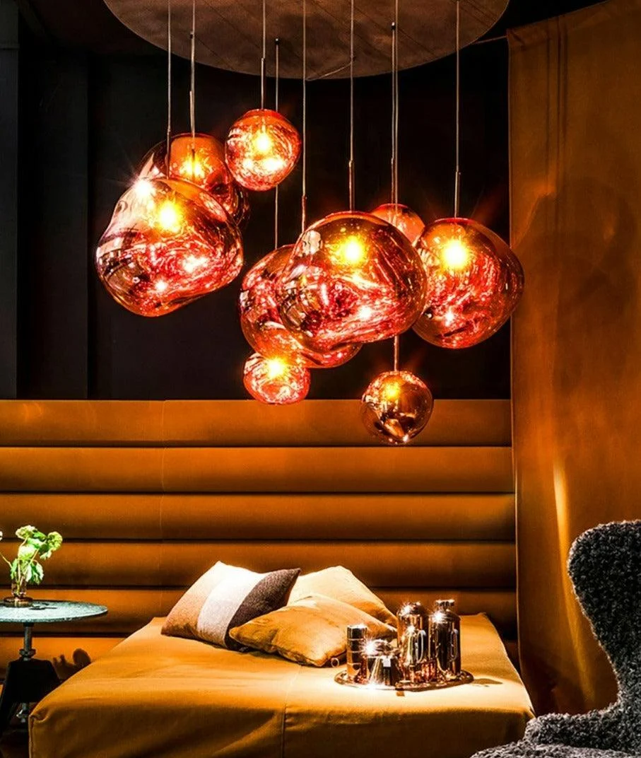 Colorful Warped Pendant Lights -Bathlova