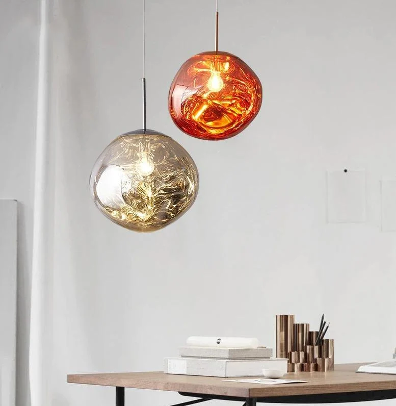 Colorful Warped Pendant Lights -Bathlova