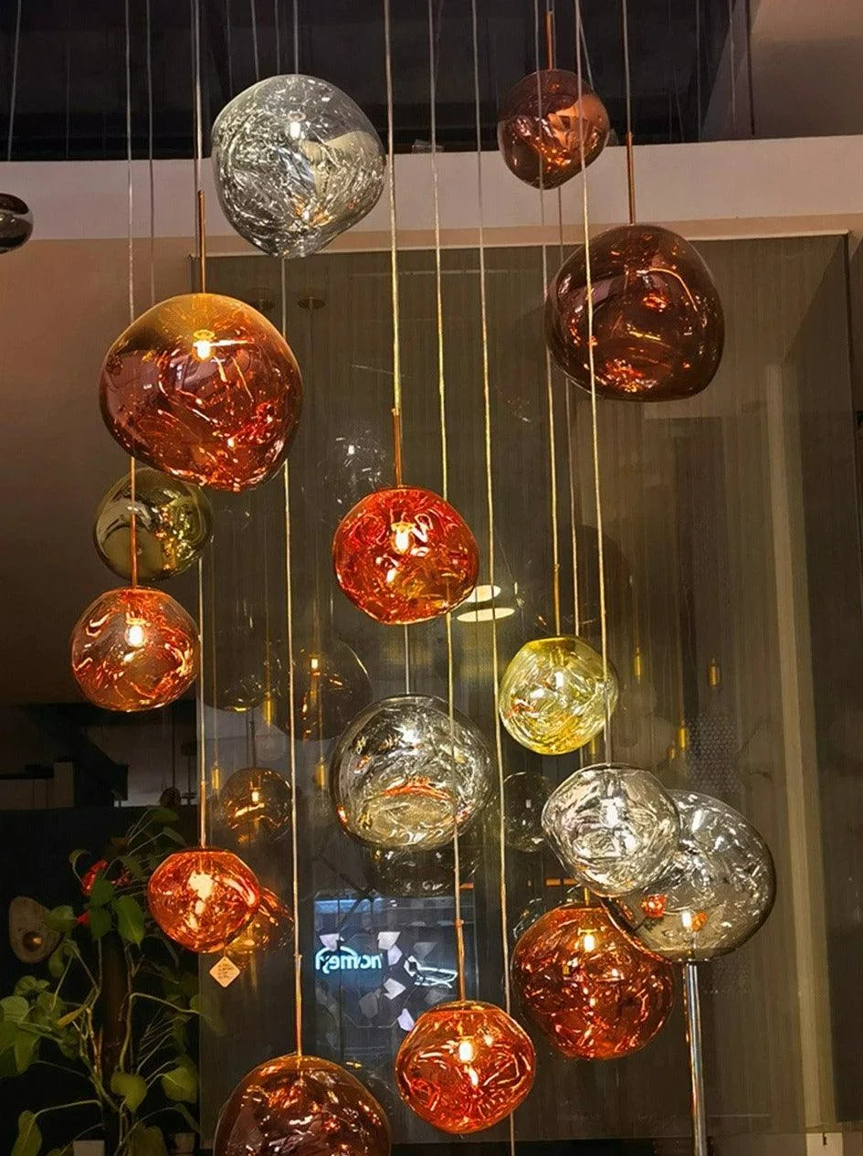 Colorful Warped Pendant Lights -Bathlova