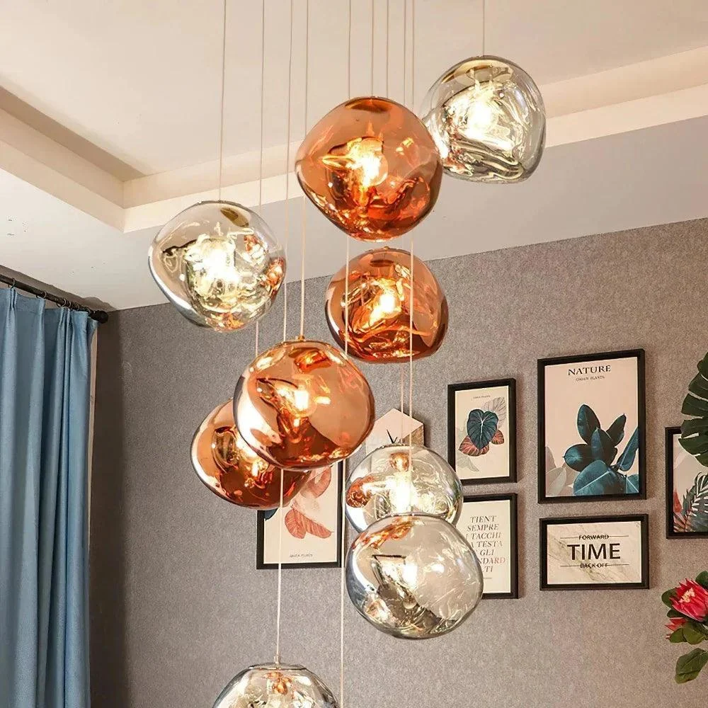 Colorful Warped Pendant Lights -Bathlova