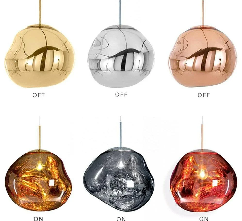 Colorful Warped Pendant Lights -Bathlova