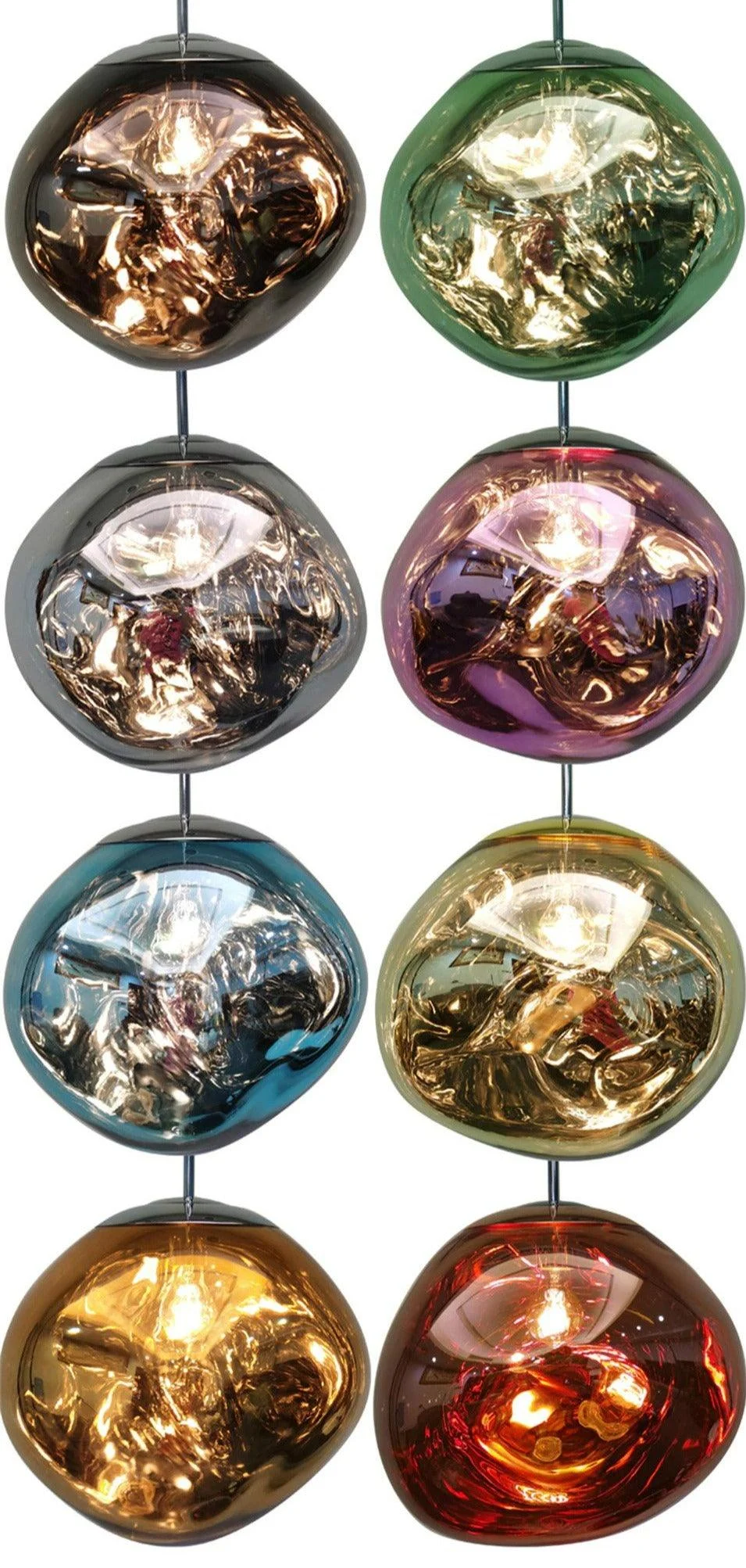 Colorful Warped Pendant Lights -Bathlova