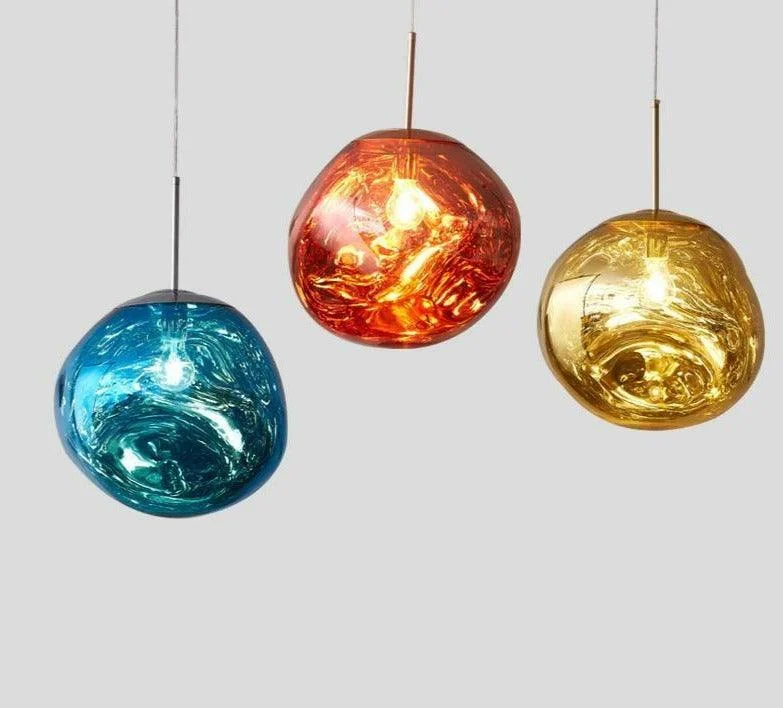 Colorful Warped Pendant Lights -Bathlova