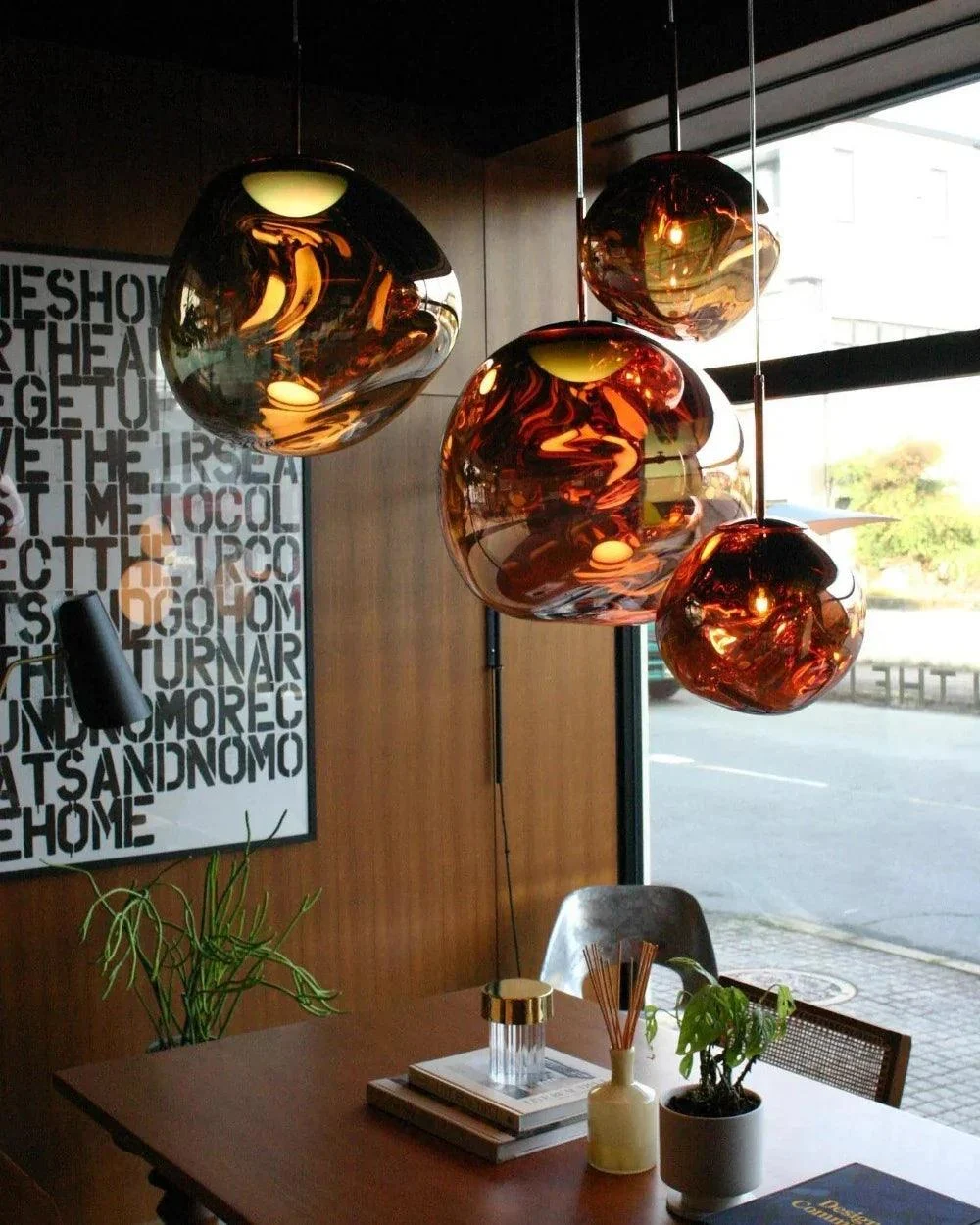 Colorful Warped Pendant Lights -Bathlova