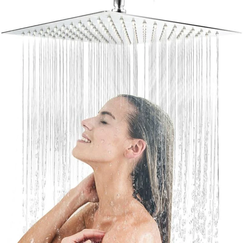 Concealed Chrome Thermostatic Shower Tap Dual Handle Set -Bathlova