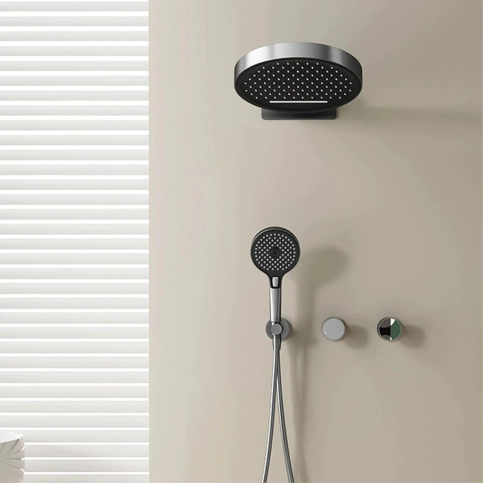 Concealed Shower System With Wall Mounted 3-function Bathroom Tap -Bathlova