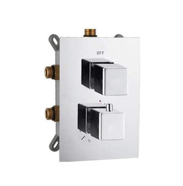 Concealed Thermostatic Shower Tap Mixing Valve Wall Mount Valve -Bathlova