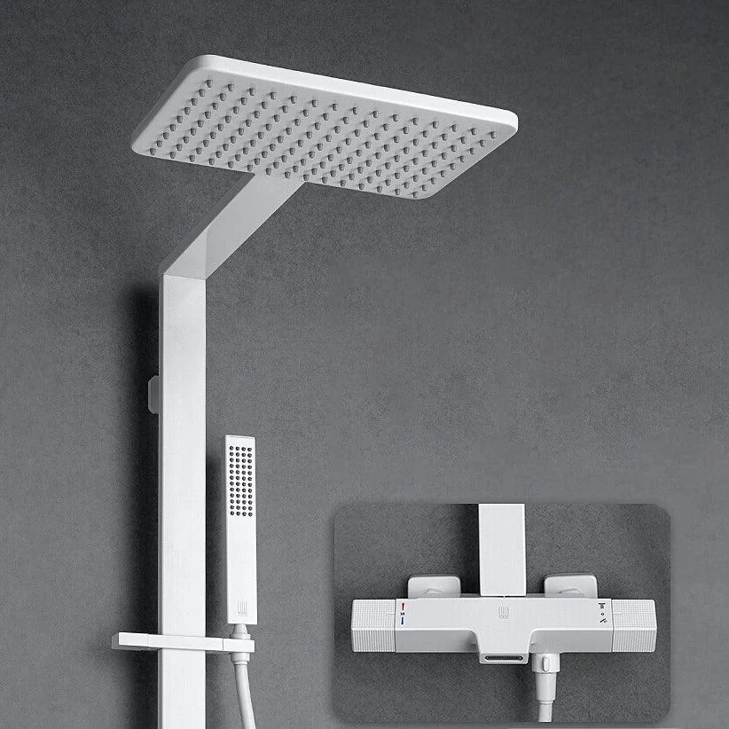 Constant Temperature Shower Set Wall-mounted Rain Shower Set Pressurized Water Outlet -Bathlova