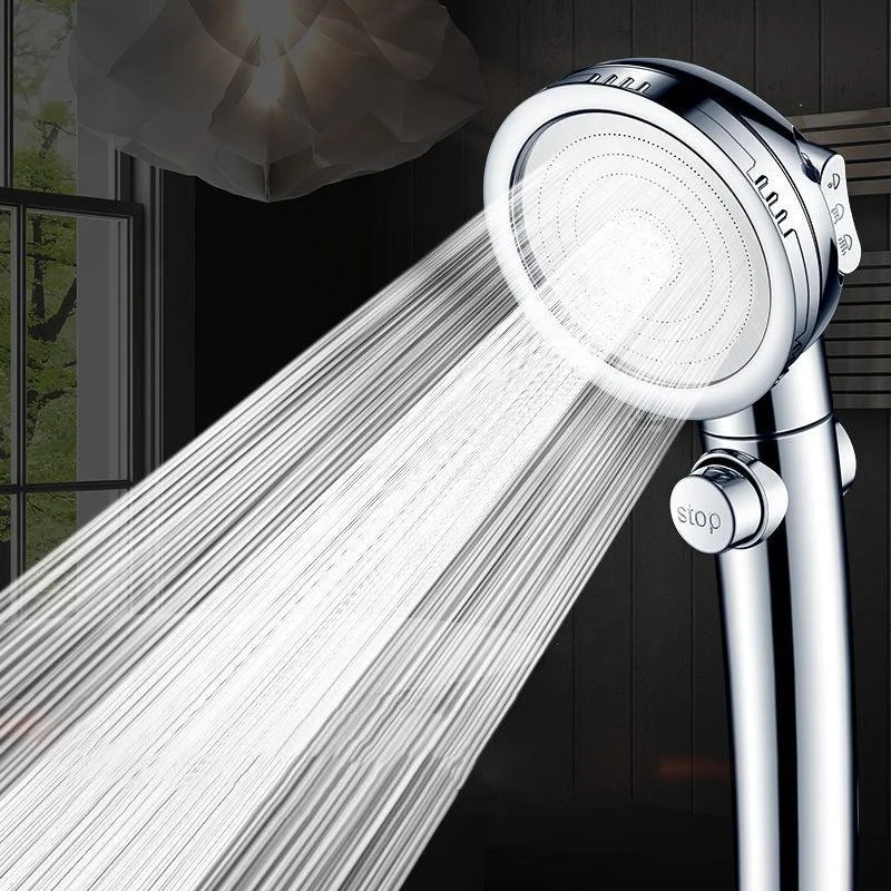 Contemporary 3 Settings Shower Head Combo Round Shower Combo -Bathlova