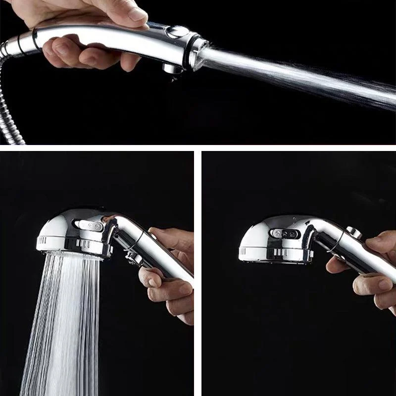 Contemporary 3 Settings Shower Head Combo Round Shower Combo -Bathlova