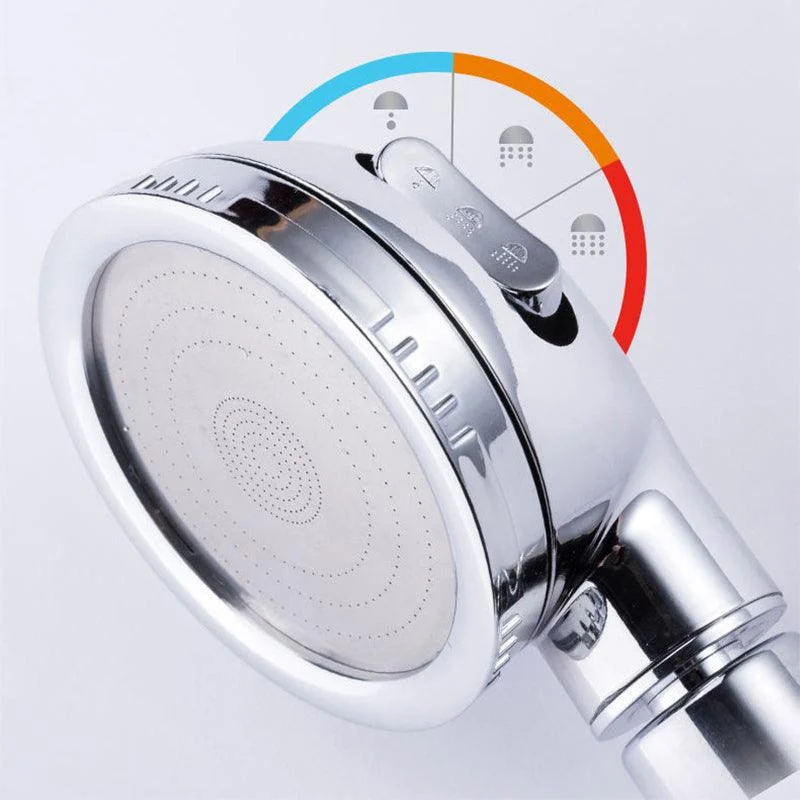 Contemporary 3 Settings Shower Head Combo Round Shower Combo -Bathlova