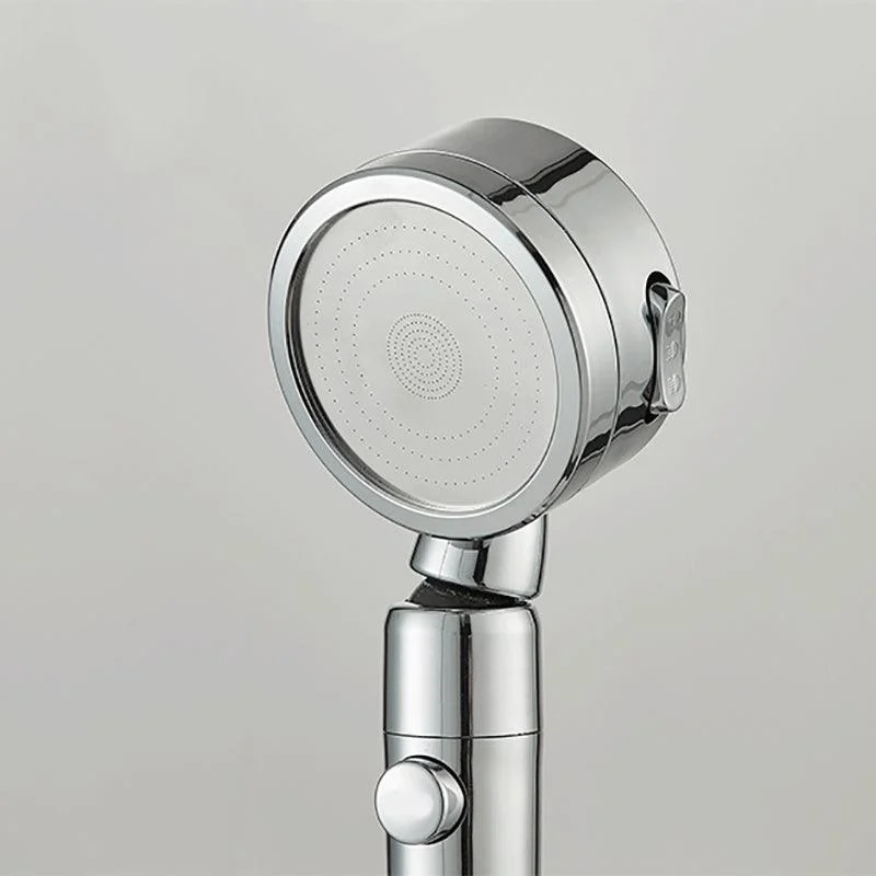 Contemporary 3 Sprays Showerhead Adjustable Spray Pattern Swivel Round Hand Shower -Bathlova