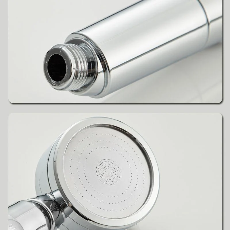 Contemporary 3 Sprays Showerhead Adjustable Spray Pattern Swivel Round Hand Shower -Bathlova