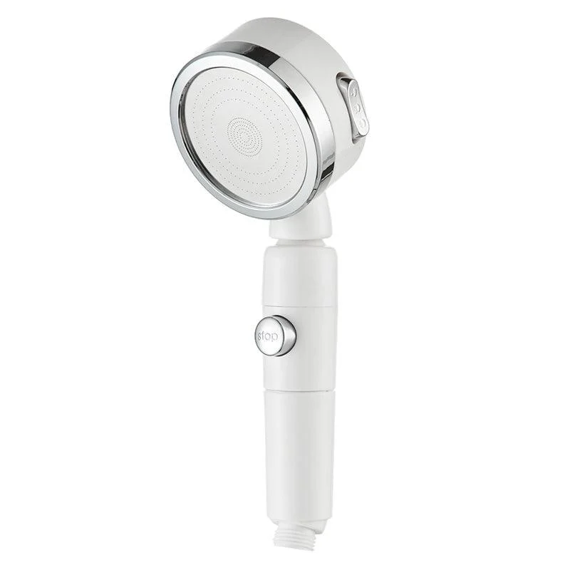 Contemporary 3 Sprays Showerhead Adjustable Spray Pattern Swivel Round Hand Shower -Bathlova