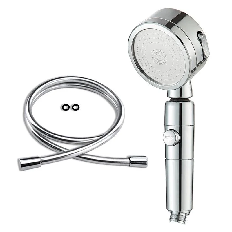 Contemporary 3 Sprays Showerhead Adjustable Spray Pattern Swivel Round Hand Shower -Bathlova