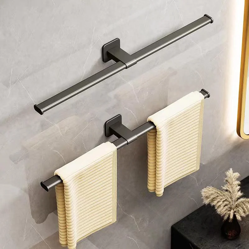 Contemporary Aluminum Bath Hardware Set Towel Bar Bathroom Hardware -Bathlova