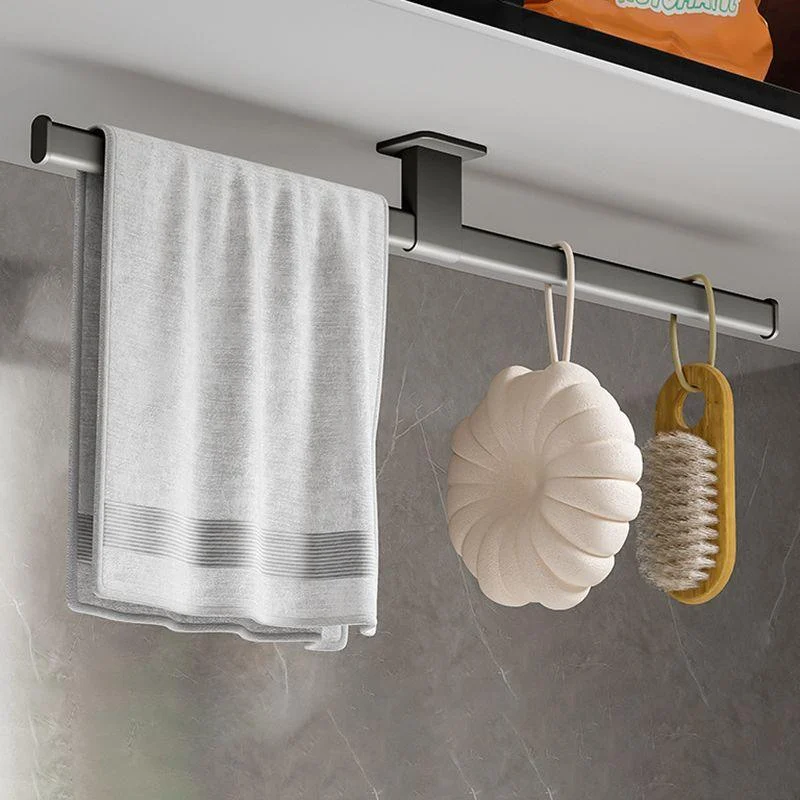 Contemporary Aluminum Bath Hardware Set Towel Bar Bathroom Hardware -Bathlova