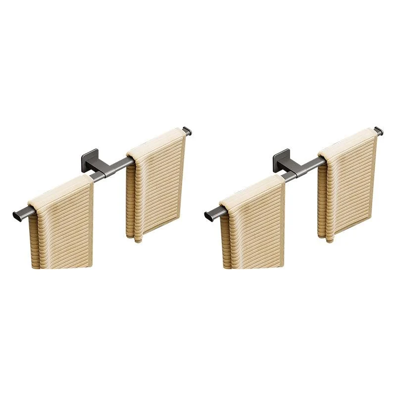 Contemporary Aluminum Bath Hardware Set Towel Bar Bathroom Hardware -Bathlova