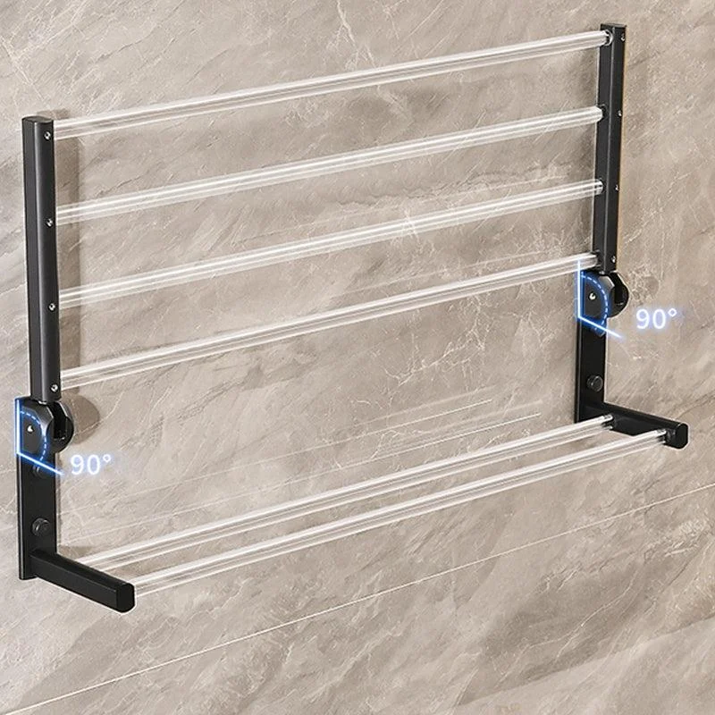 Contemporary Aluminum& Acrylic Bath Hardware Set Bathroom Accessory Kit -Bathlova