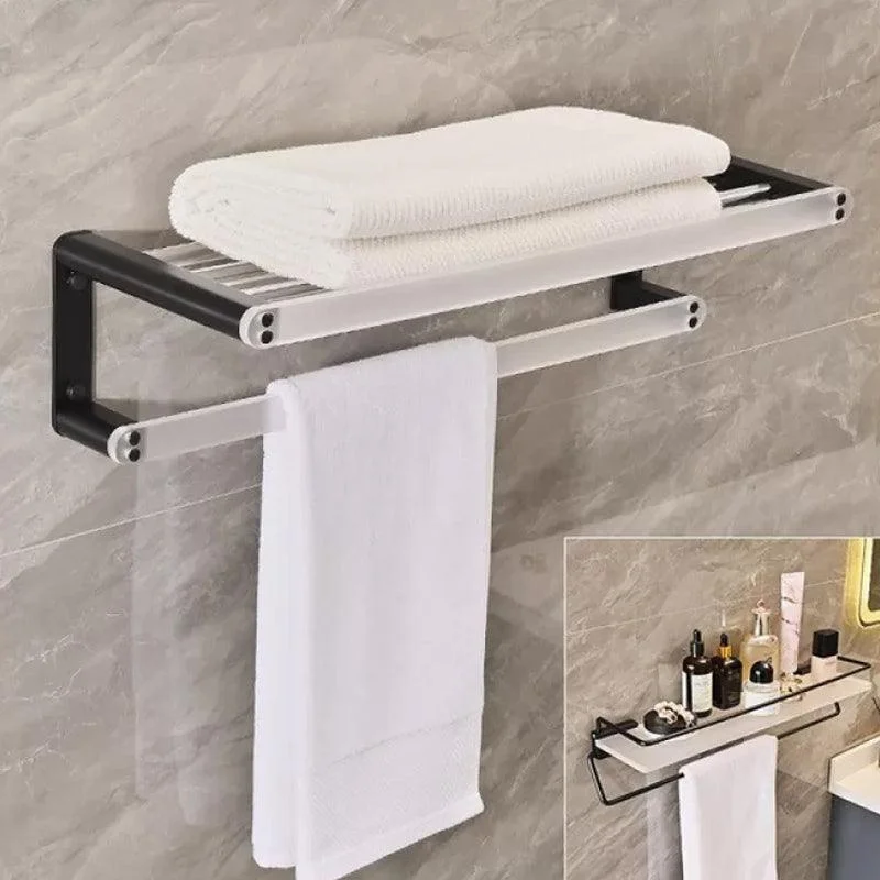 Contemporary Aluminum& Acrylic Bath Hardware Set Bathroom Accessory Kit -Bathlova