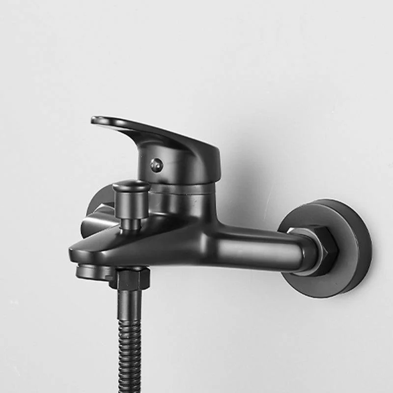 Contemporary Bath Filler Trim Wall Mounted Fixed Bathroom Tap -Bathlova