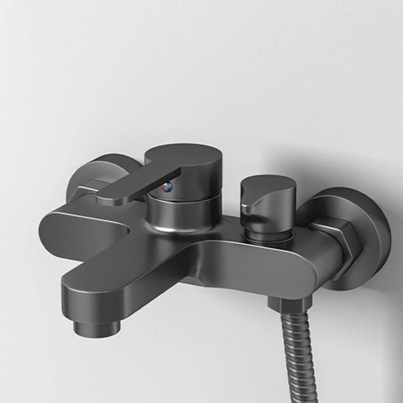 Contemporary Bath Filler Trim Wall Mounted Fixed Bathroom Tap -Bathlova