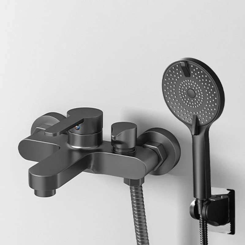 Contemporary Bath Filler Trim Wall Mounted Fixed Bathroom Tap -Bathlova