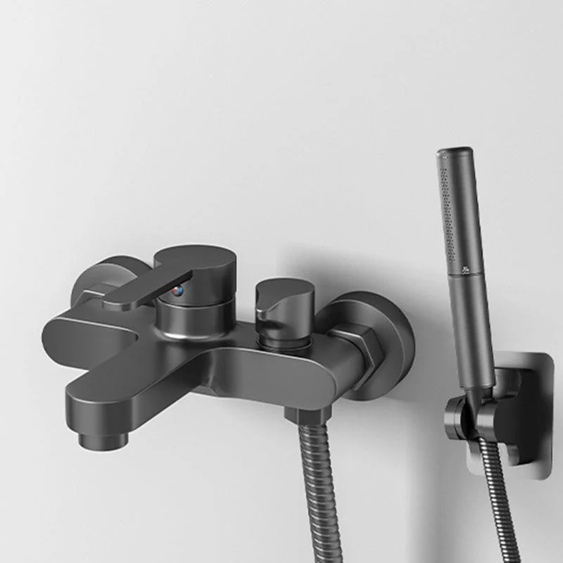 Contemporary Bath Filler Trim Wall Mounted Fixed Bathroom Tap -Bathlova