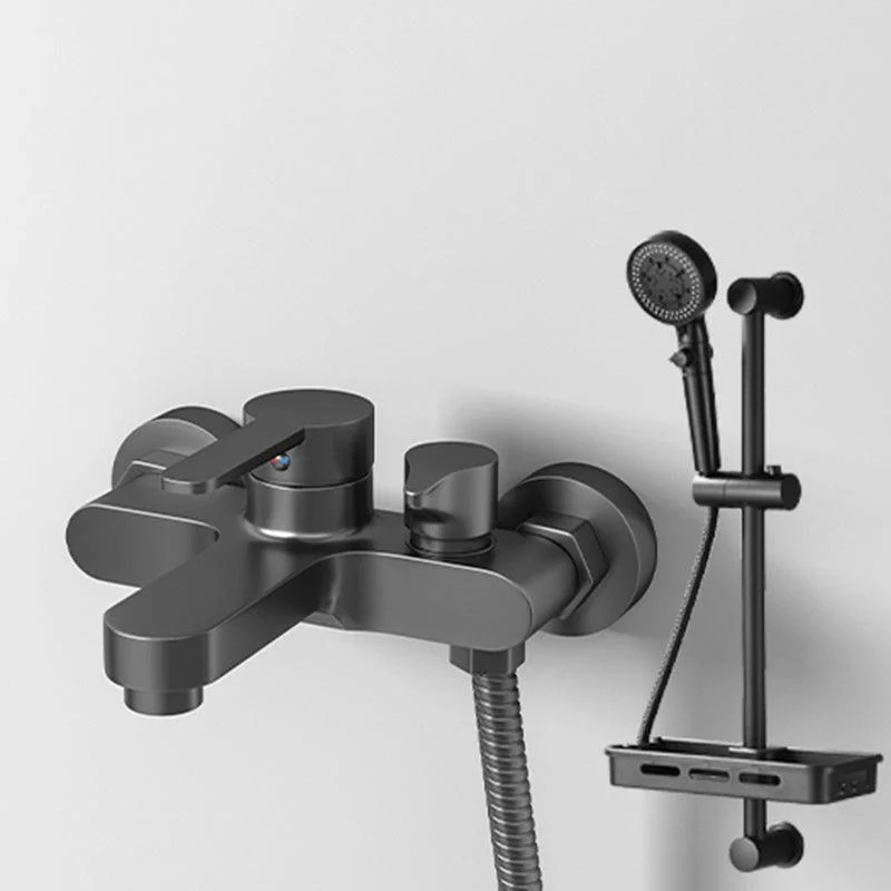 Contemporary Bath Filler Trim Wall Mounted Fixed Bathroom Tap -Bathlova