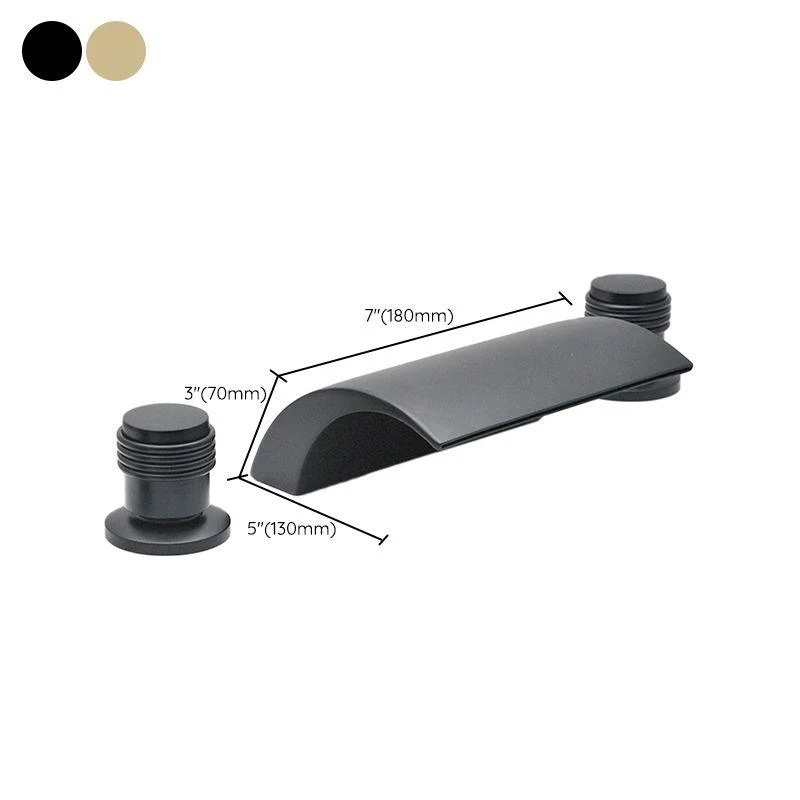 Contemporary Bath Tap Trim Metal Deck Mounted Bath Tap Trim -Bathlova