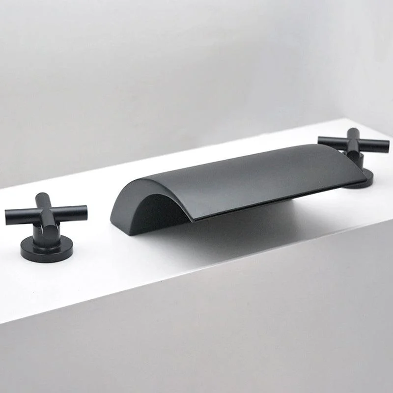 Contemporary Bath Tap Trim Metal Deck Mounted Bath Tap Trim -Bathlova