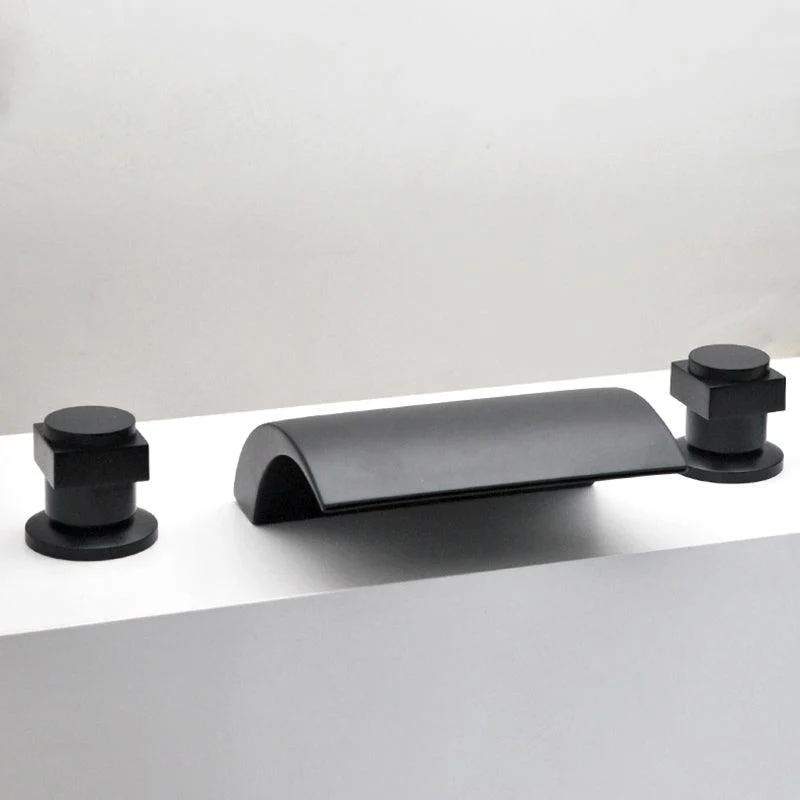 Contemporary Bath Tap Trim Metal Deck Mounted Bath Tap Trim -Bathlova