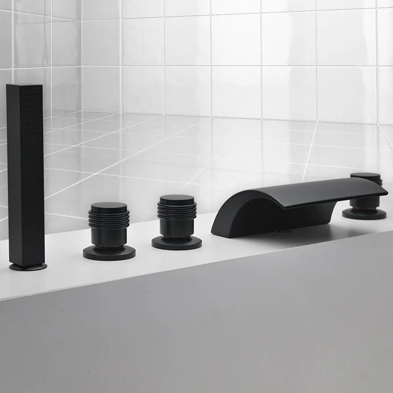 Contemporary Bath Tap Trim Metal Deck Mounted Bath Tap Trim -Bathlova