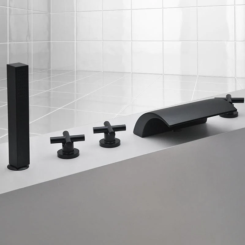 Contemporary Bath Tap Trim Metal Deck Mounted Bath Tap Trim -Bathlova