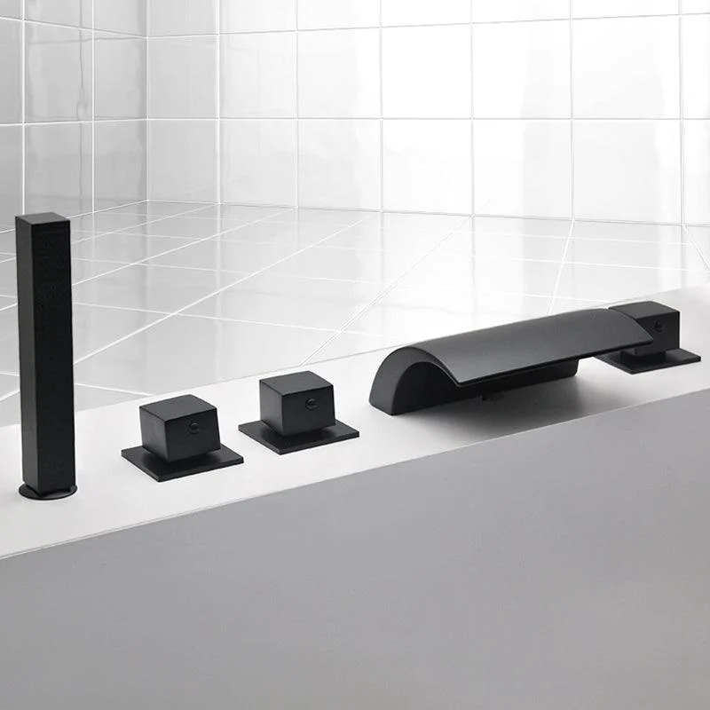 Contemporary Bath Tap Trim Metal Deck Mounted Bath Tap Trim -Bathlova