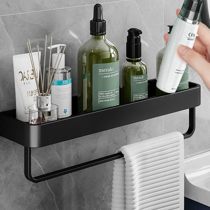 Contemporary Bathroom Accessories Hardware Set Aluminum Bath Shelf -Bathlova