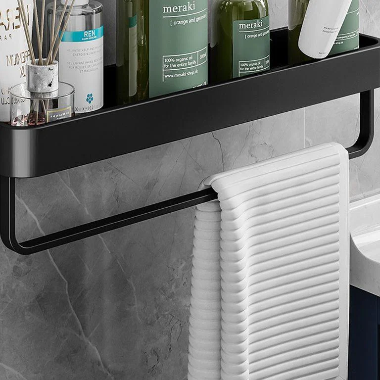 Contemporary Bathroom Accessories Hardware Set Aluminum Bath Shelf -Bathlova