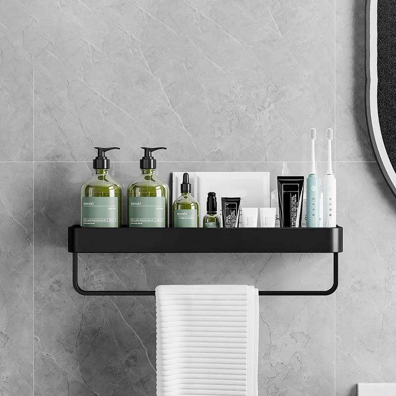 Contemporary Bathroom Accessories Hardware Set Aluminum Bath Shelf -Bathlova