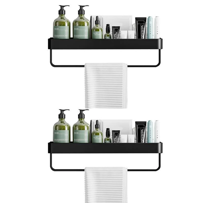 Contemporary Bathroom Accessories Hardware Set Aluminum Bath Shelf -Bathlova