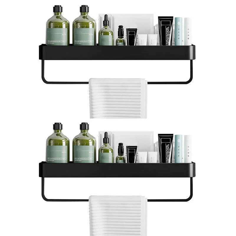 Contemporary Bathroom Accessories Hardware Set Aluminum Bath Shelf -Bathlova