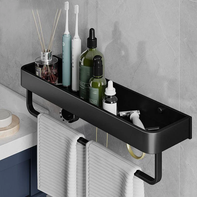 Contemporary Bathroom Accessories Hardware Set Aluminum Bath Shelf -Bathlova