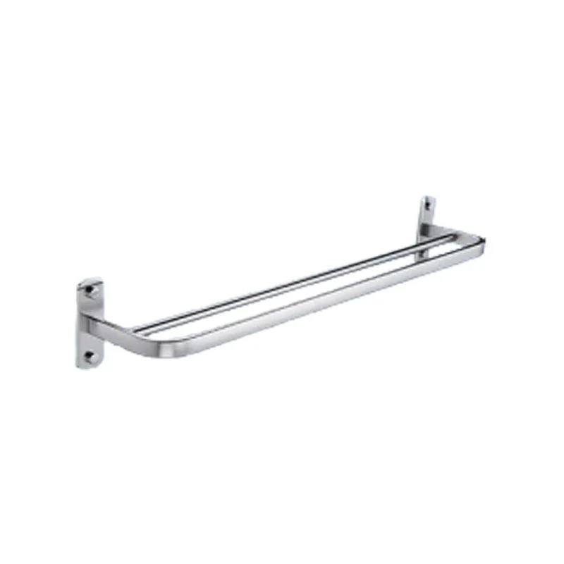 Contemporary Bathroom Accessory Set in Aluminum with Towel Bar/Bath Shelf -Bathlova