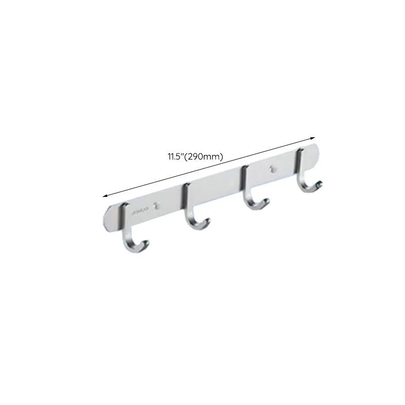 Contemporary Bathroom Accessory Set in Aluminum with Towel Bar/Bath Shelf -Bathlova