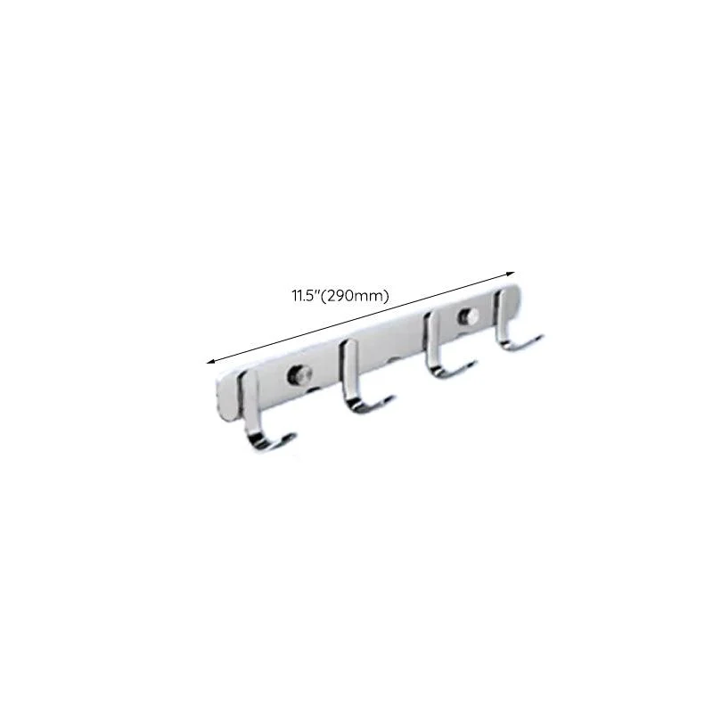 Contemporary Bathroom Accessory Set in Aluminum with Towel Bar/Bath Shelf -Bathlova