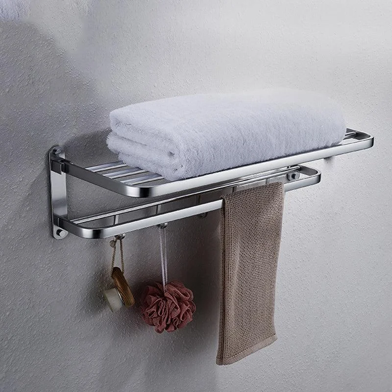 Contemporary Bathroom Hardware Set Towel Bar/Bath Shelf & Paper Holder Included -Bathlova