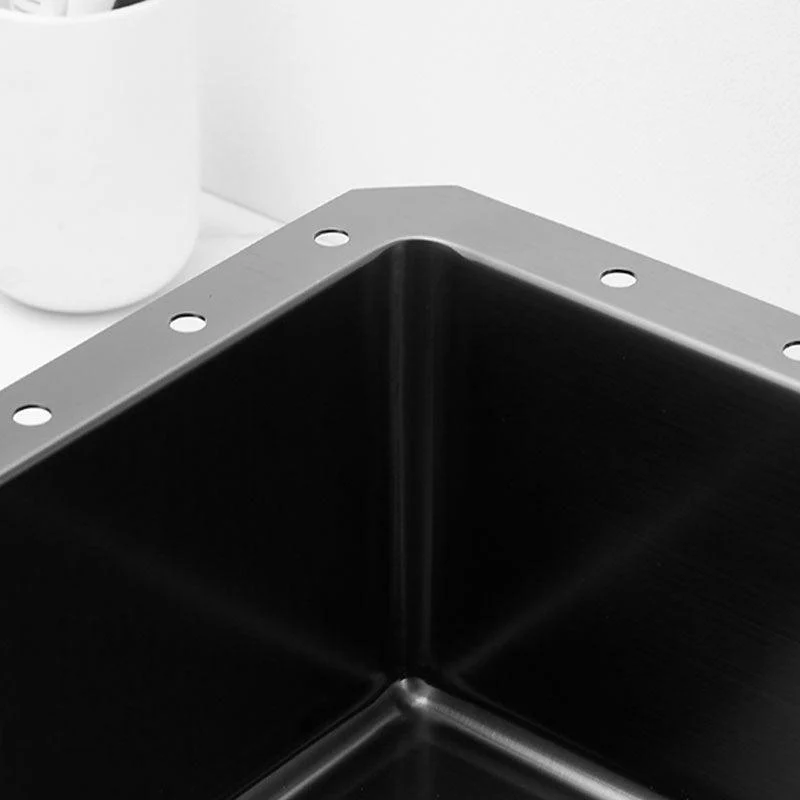 Contemporary Bathroom Sink Metal Rectangular Undermount Bathroom Sink with Pop-Up Drain -Bathlova