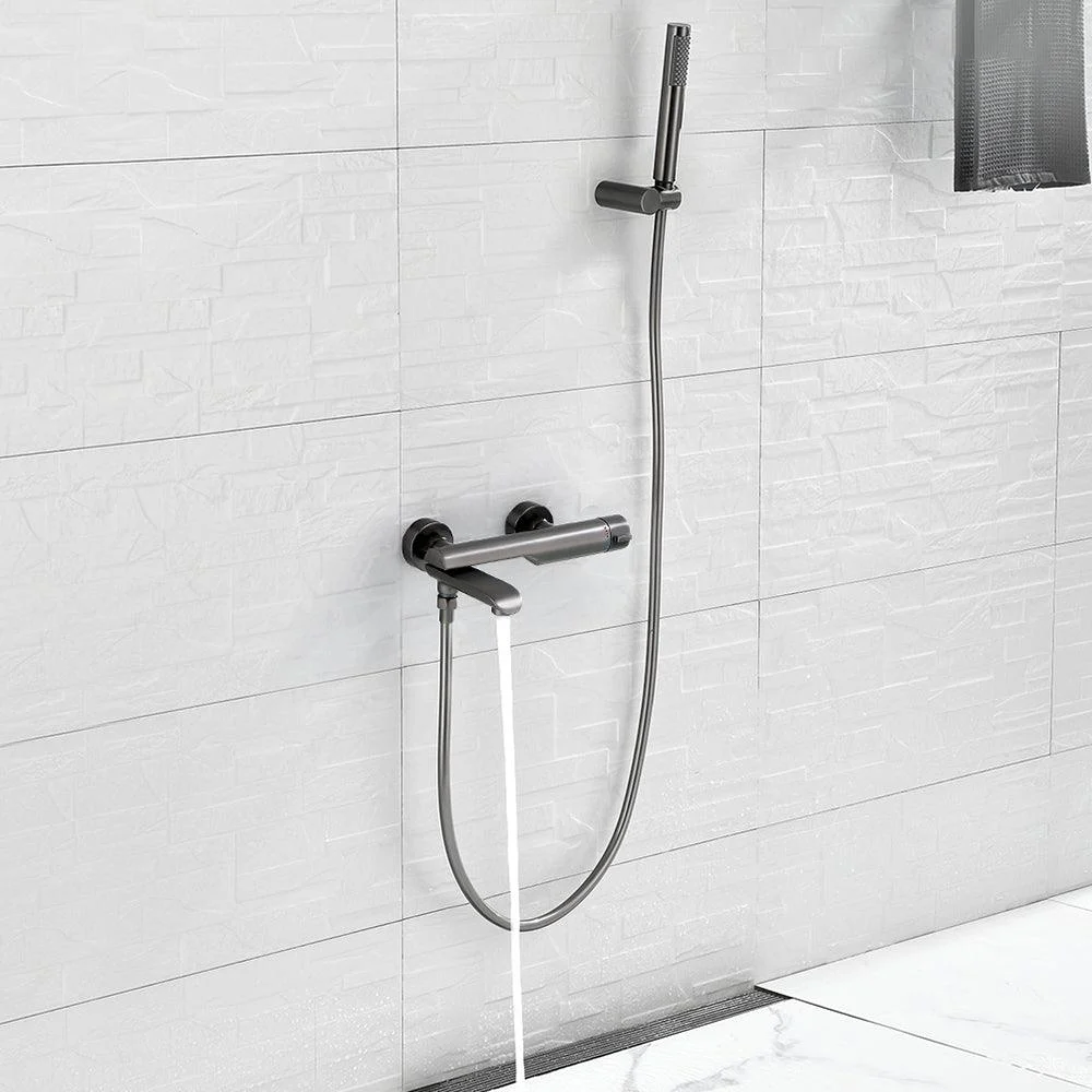 Contemporary Bathroom Tap Wall Mounted Metal Tub Tap Trim -Bathlova