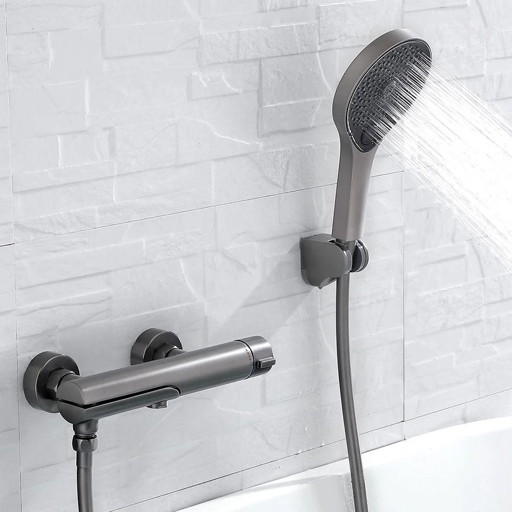 Contemporary Bathroom Tap Wall Mounted Metal Tub Tap Trim -Bathlova