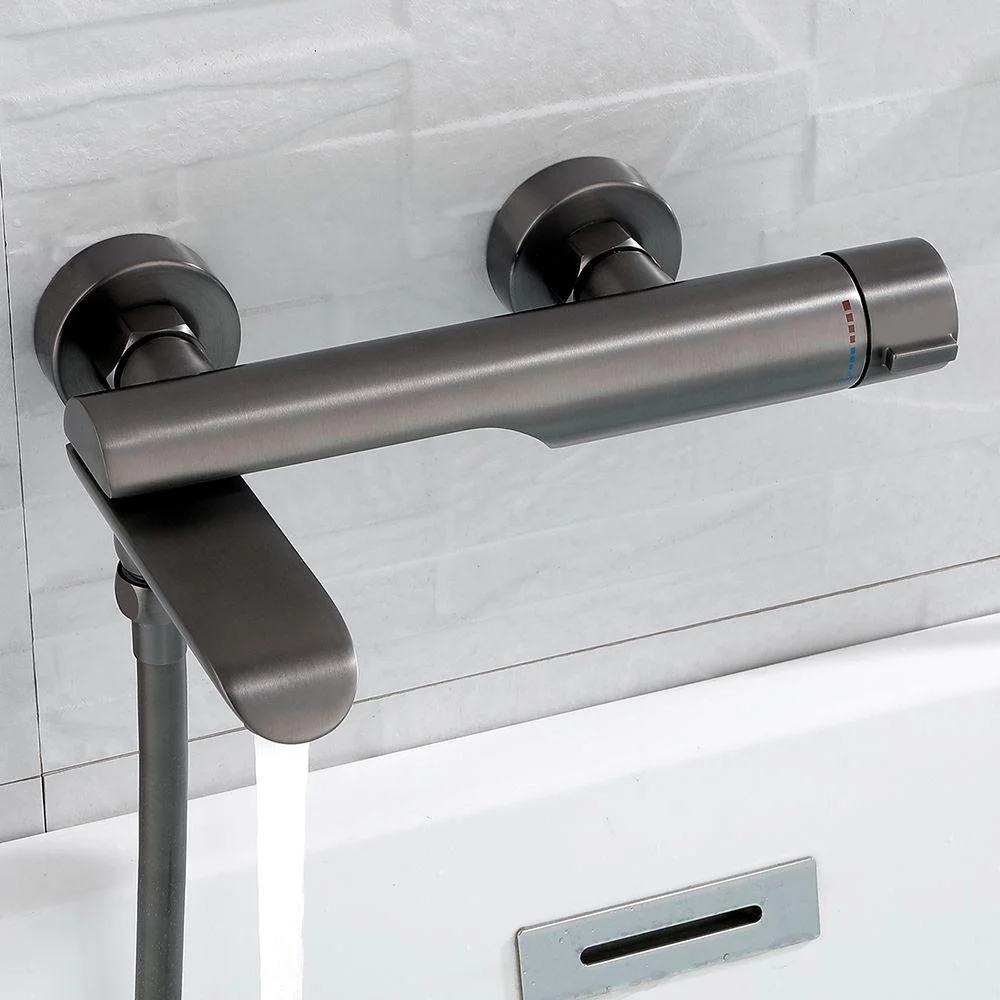 Contemporary Bathroom Tap Wall Mounted Metal Tub Tap Trim -Bathlova